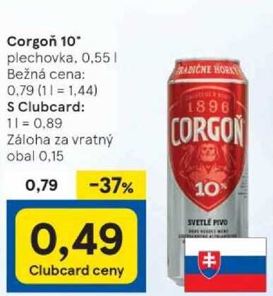 Corgoň 10°, 055 l