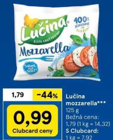 Lučina mozzarella, 125 g