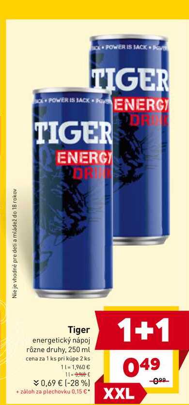 Tiger Energetický nápoj 500 ml