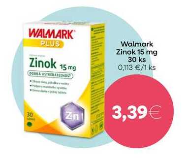 Walmark Zinok 15 mg 30 ks 