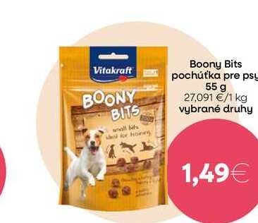 Boony Bits pochúťka pre psy 55 g