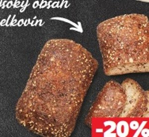 Pečivo s vysokým obsahom bielkovín
