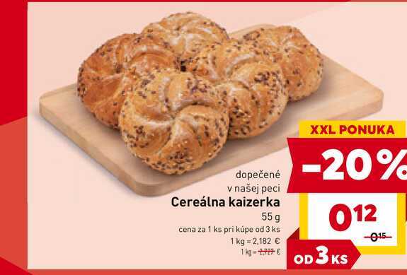 Cereálna kaizerka 55g 