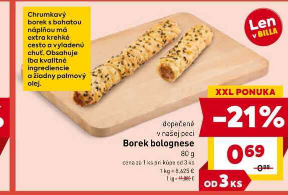 Borek bolognese 80 g