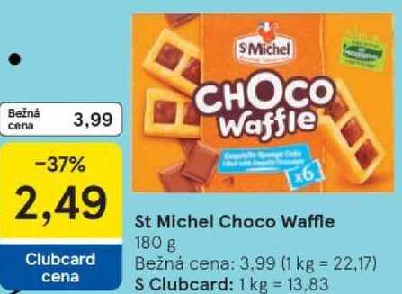 St Michel Choco Waffle, 180 g