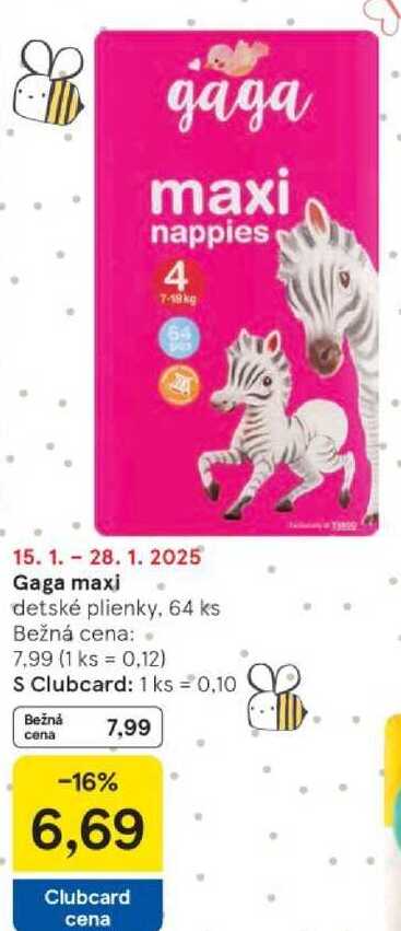 Gaga maxi, 64 ks