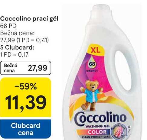 Coccolino prací gél, 68 PD 