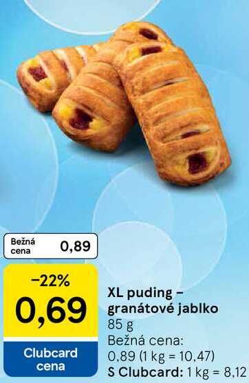 XL puding - granátové jablko, 85 g