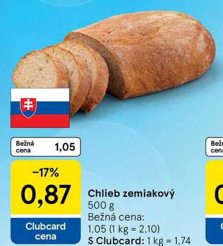 Chlieb zemiakový, 500 g