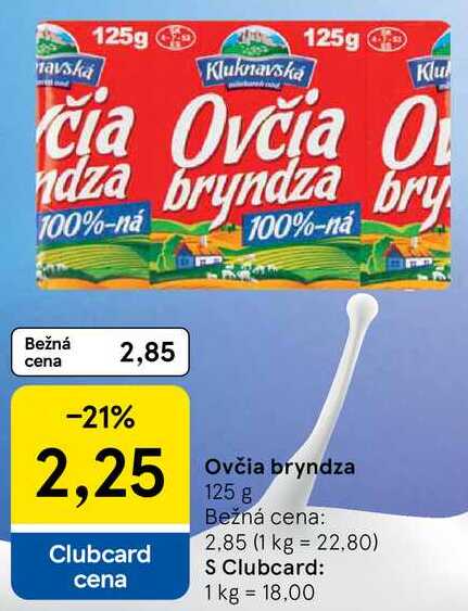 Ovčia bryndza, 125 g