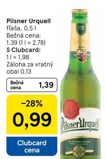Pilsner Urquell, 0,5 l