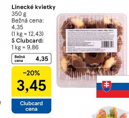 Linecké kvietky, 350 g 