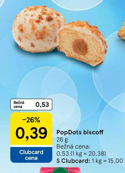 PopDots biscoff, 26 g