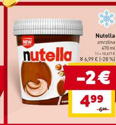 Nutella zmrzlina 470 ml