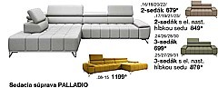 Sedacia súprava PALLADIO - 2-sedák