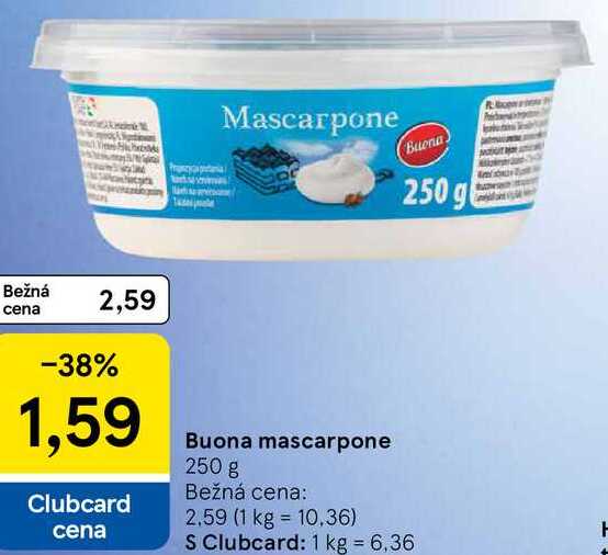 Buona mascarpone, 250 g