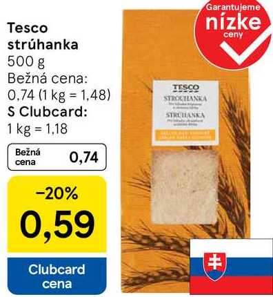 Tesco strúhanka, 500 g