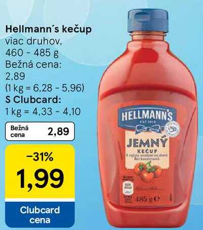 Hellmann's kečup, 460 - 485 g 