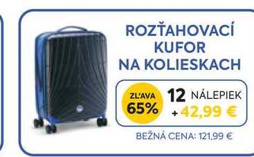 ROZŤAHOVACÍ KUFOR NA KOLIESKACH 