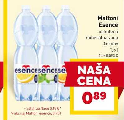 Mattoni esence, 0,75l