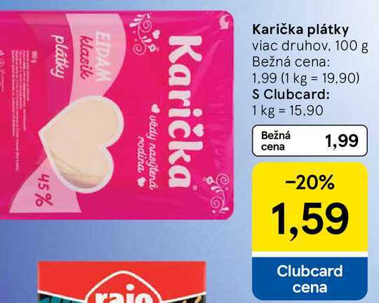 Karička plátky, 100 g