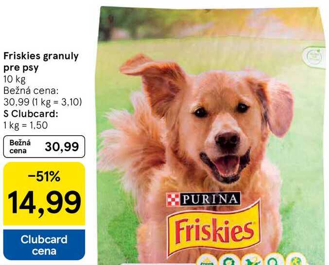 Friskies granuly pre psy, 10 kg 