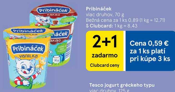 Pribináček, 70 g
