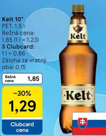 Kelt 10°, 1,5 l