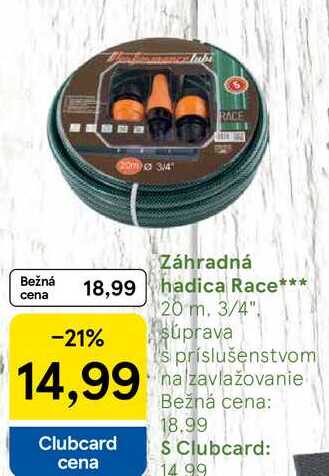 Záhradná hadica Race