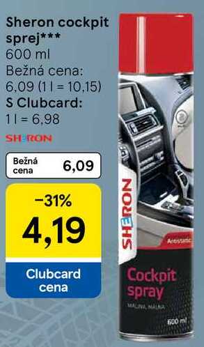 Sheron cockpit sprej, 600 ml 