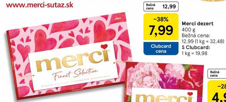 Merci dezert, 400 g