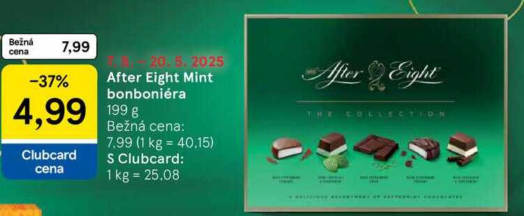 After Eight Mint bonboniéra, 199 g