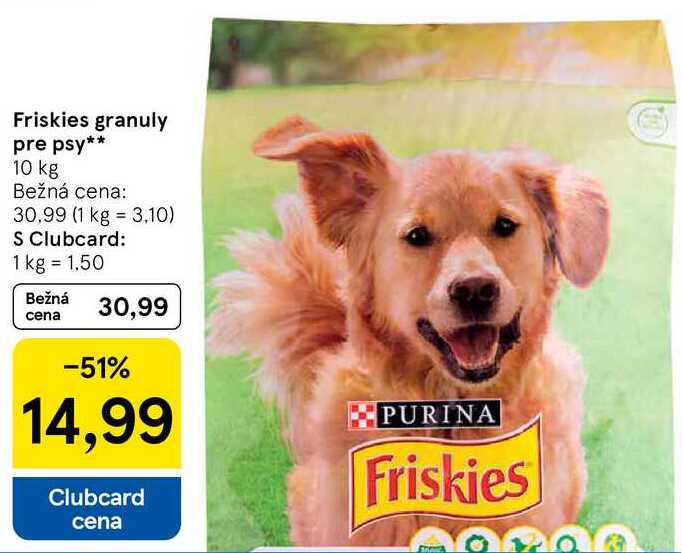 Friskies granuly pre psy, 10 kg 