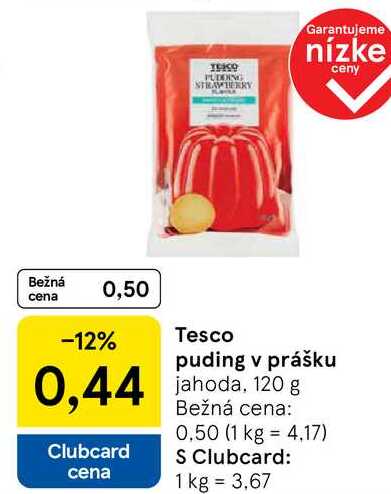 Tesco puding v prášku, 120 g 