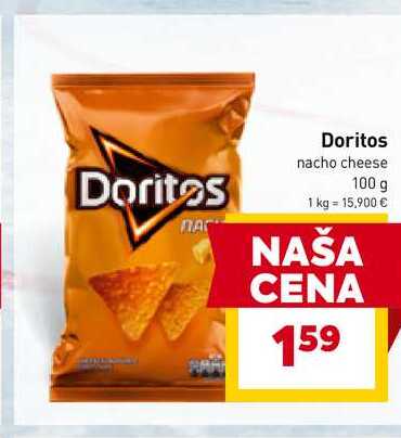 Doritos nacho cheese 100 g