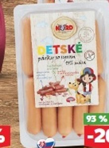 NORD Detské párky