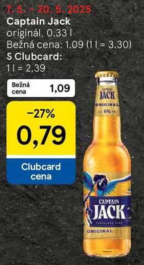 Captain Jack, 0,33 l