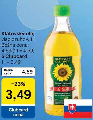 Klátovský olej, 1 l
