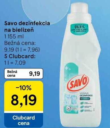 Savo dezinfekcia na bielizeň, 1155 ml