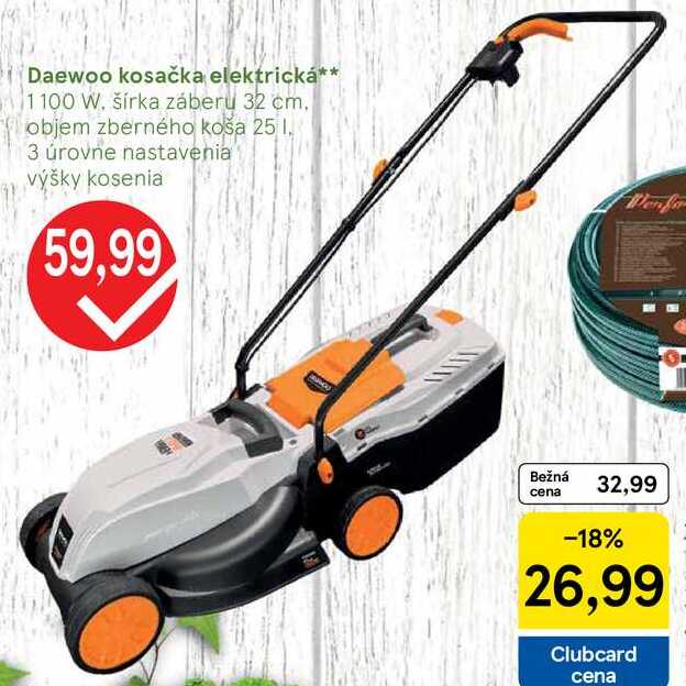 Daewoo kosačka elektrická