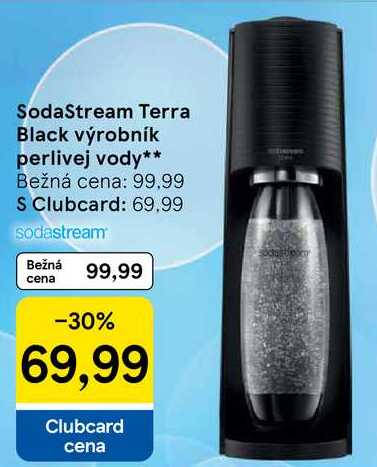 SodaStream Terra Black výrobník perlivej vody