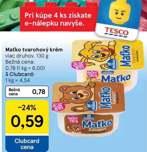 Maťko tvarohový krém, 130 g