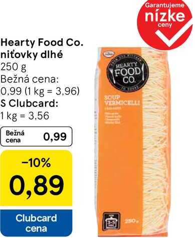 Hearty Food Co. niťovky dlhé, 250 g 