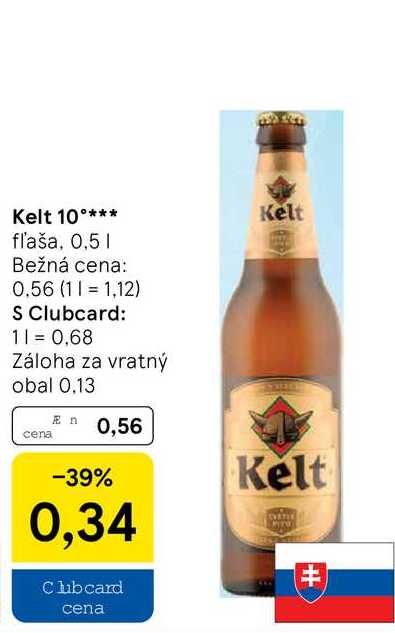 Kelt 10°, 0,5 l