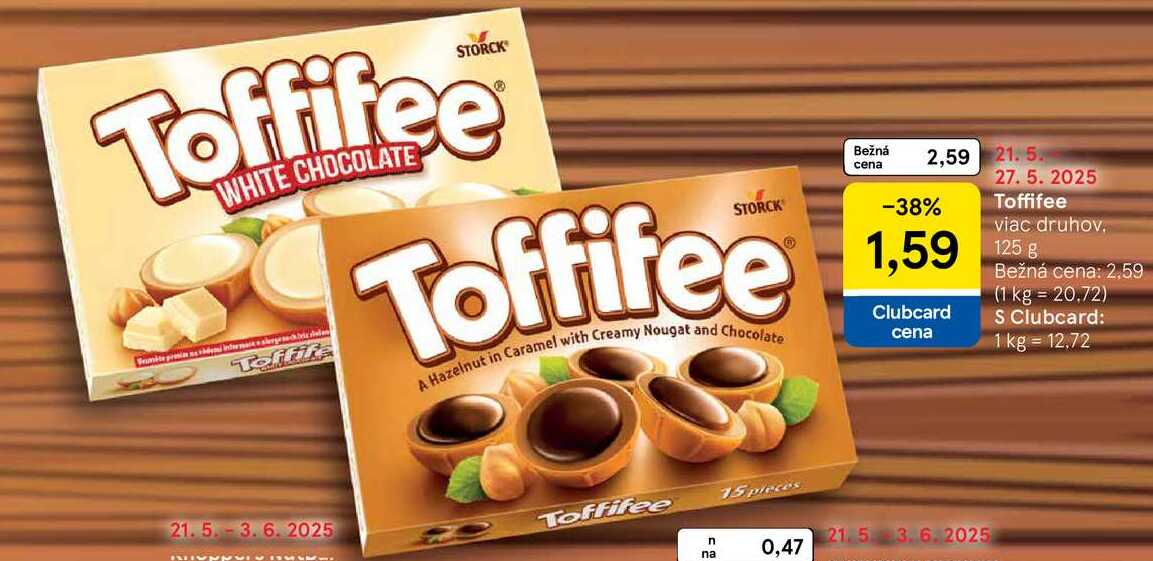 Toffifee, 125 g 