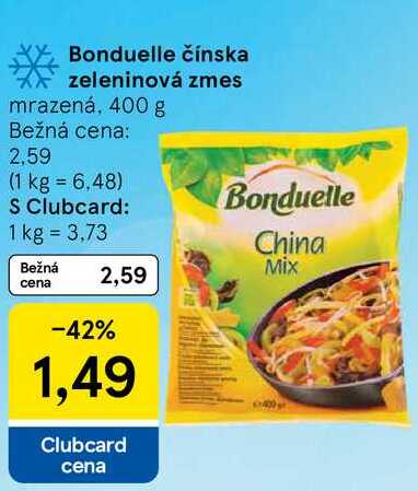 Bonduelle čínska zeleninová zmes, 400 g