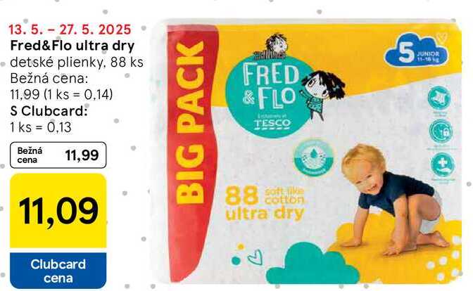 Fred&Flo ultra dry, 88 ks 
