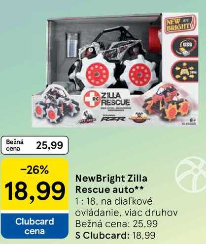 NewBright Zilla Rescue auto
