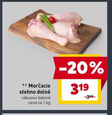 Morčacie stehno dolné 1kg