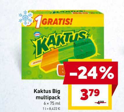 Kaktus Big multipack 6 x 75 ml 